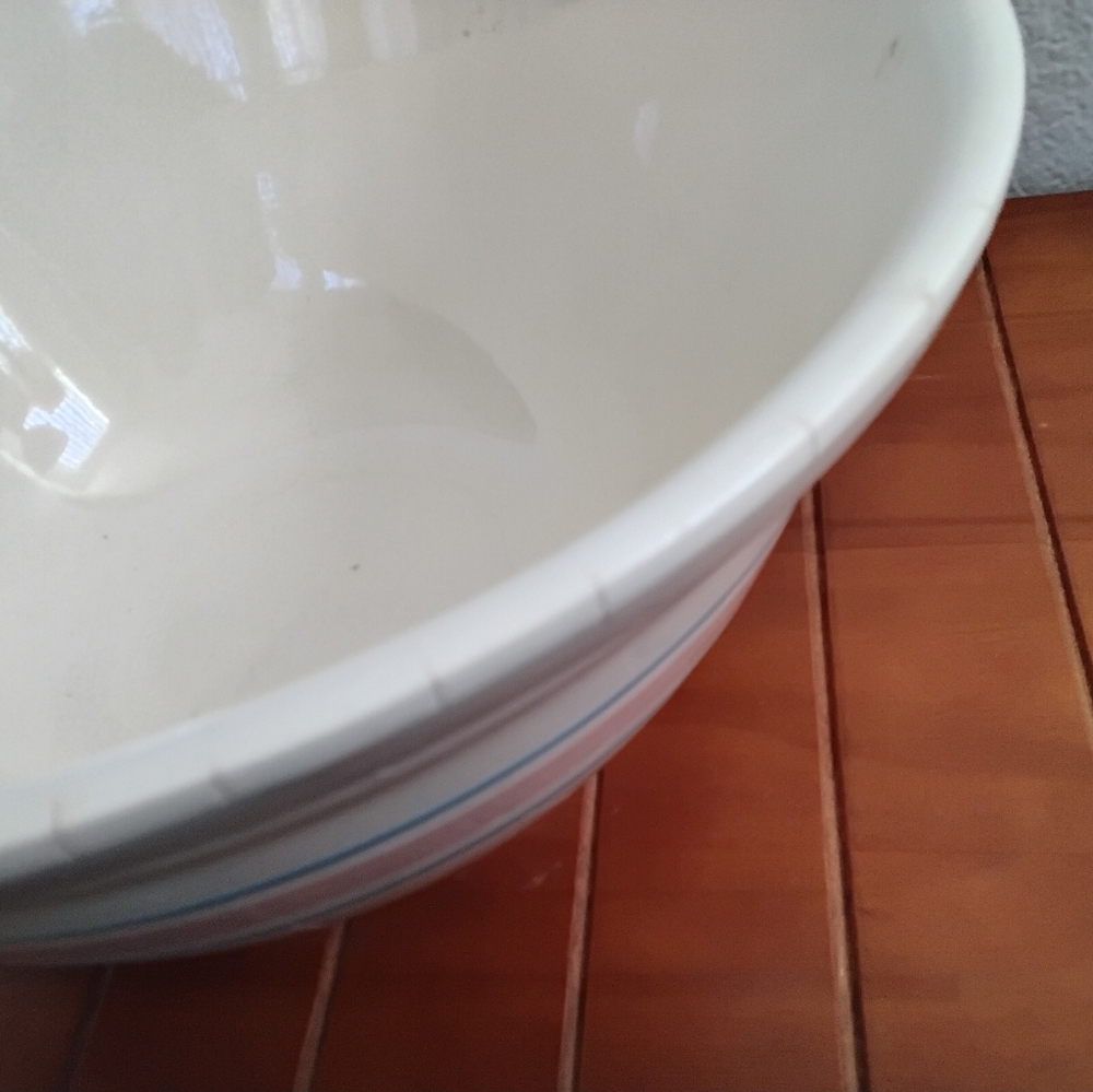 Vintage McCoy Pottery Ovenware | Made in USA Stoneware Mixing Bowl - Picture 5 of 10